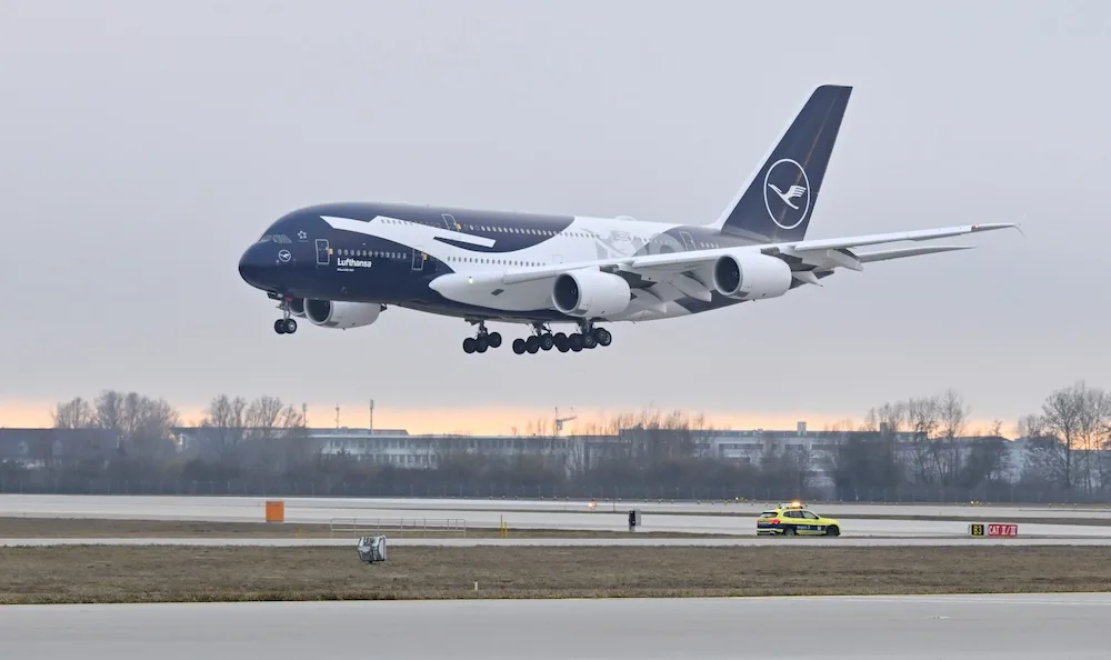 Lufthansa's Airbus A380 with XXL crane enters service this month